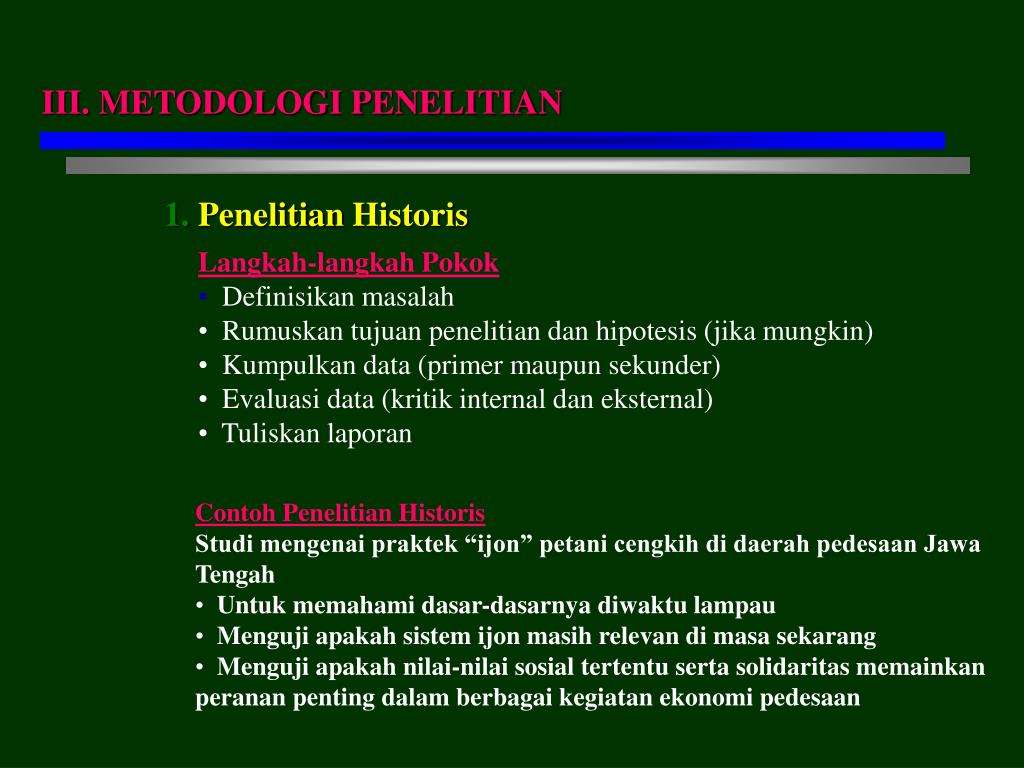 Detail Contoh Penelitian Historis Nomer 33