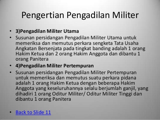 Detail Contoh Pengadilan Militer Nomer 32