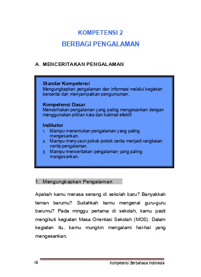 Detail Contoh Pengalaman Di Sekolah Nomer 45