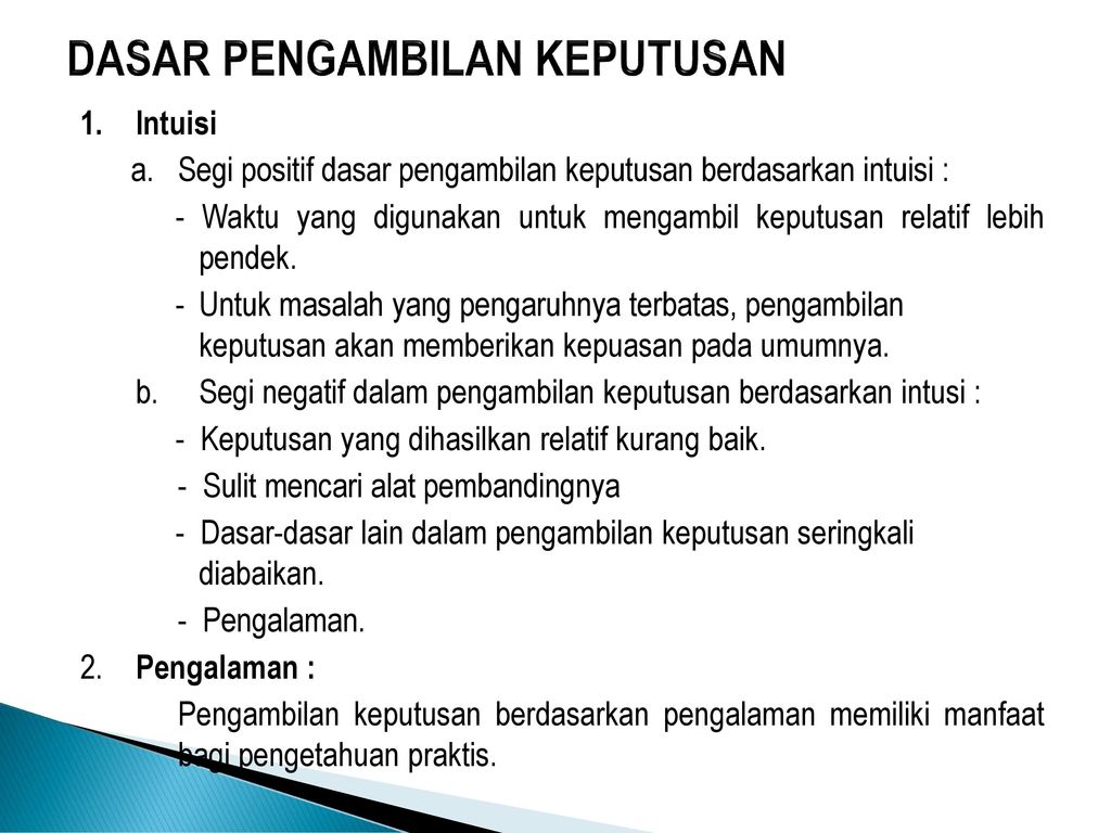 Detail Contoh Pengambilan Keputusan Nomer 44