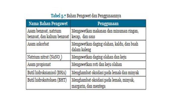 Detail Contoh Pengawet Buatan Nomer 33