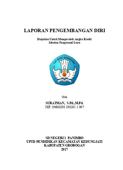 Detail Contoh Pengembangan Diri Guru Nomer 23