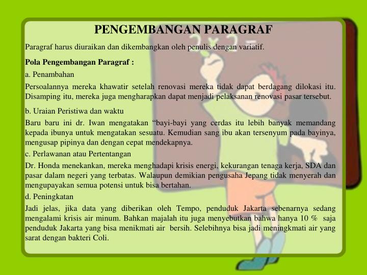 Detail Contoh Pengembangan Paragraf Nomer 13