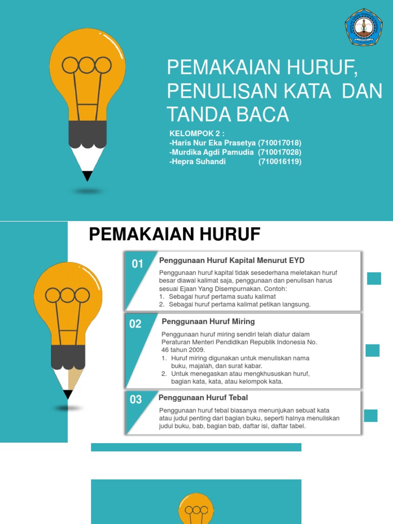 Detail contoh penggunaan huruf miring koleksi nomer 53