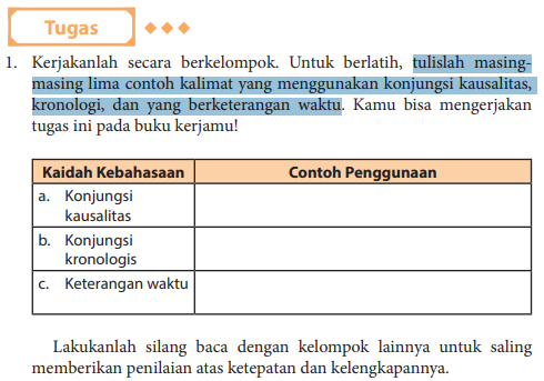 Detail Contoh Penggunaan Konjungsi Kausalitas Nomer 42