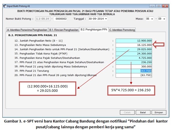 Detail Contoh Pengisian Bukti Potong Pph 21 Tidak Final Nomer 9