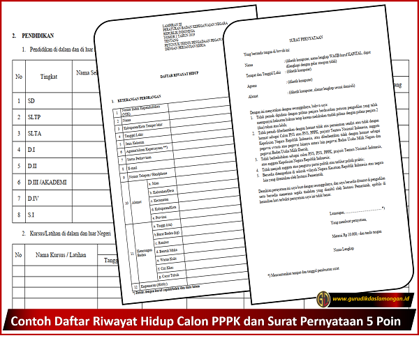 Detail Contoh Pengisian Daftar Riwayat Hidup Nomer 43