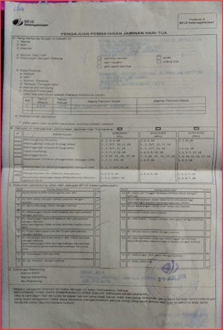 Detail Contoh Pengisian Formulir Bpjs Ketenagakerjaan Nomer 28