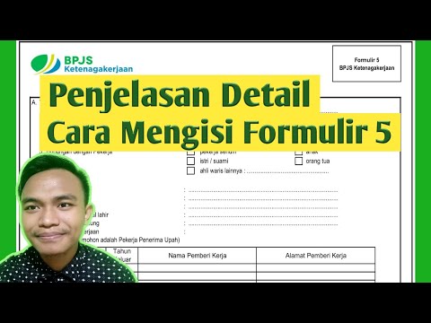 Detail Contoh Pengisian Formulir Bpjs Ketenagakerjaan Nomer 36