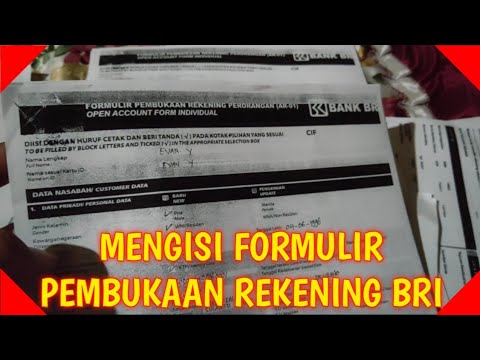 Detail Contoh Pengisian Formulir Pembukaan Rekening Bri Nomer 28