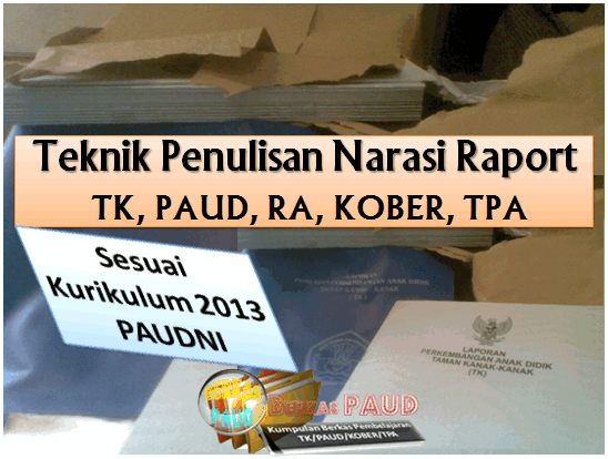 Detail Contoh Pengisian Raport Paud Narasi Nomer 39