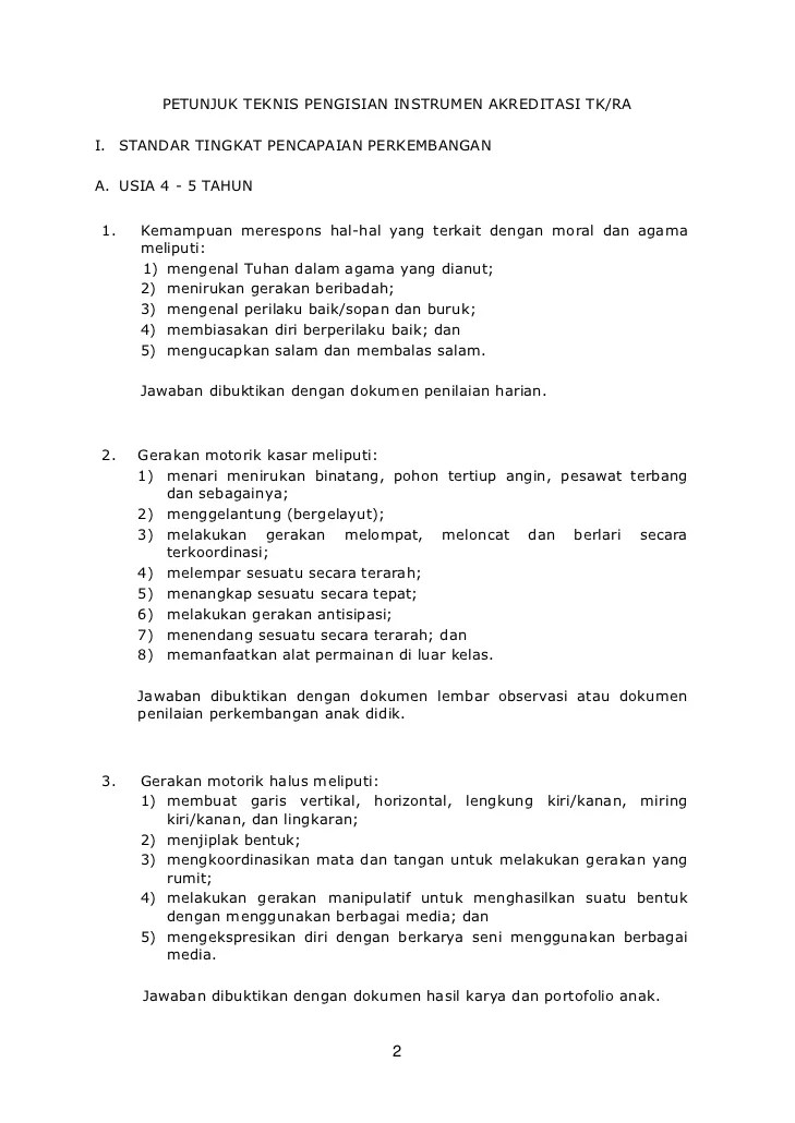 Detail Contoh Pengisian Raport Paud Narasi Nomer 47