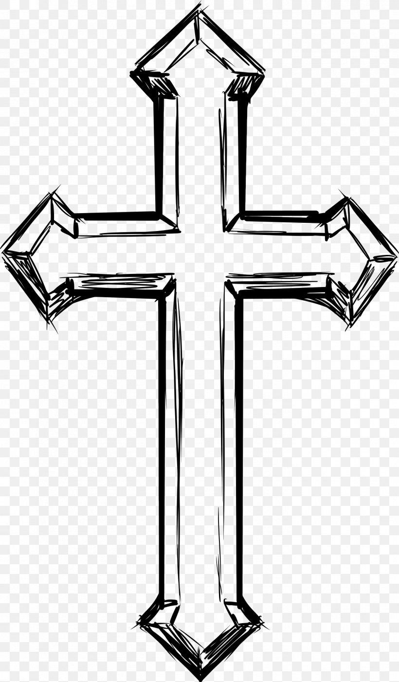 Detail Cross Sketch Nomer 8
