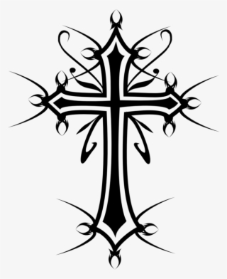 Detail Cross Sketch Nomer 16