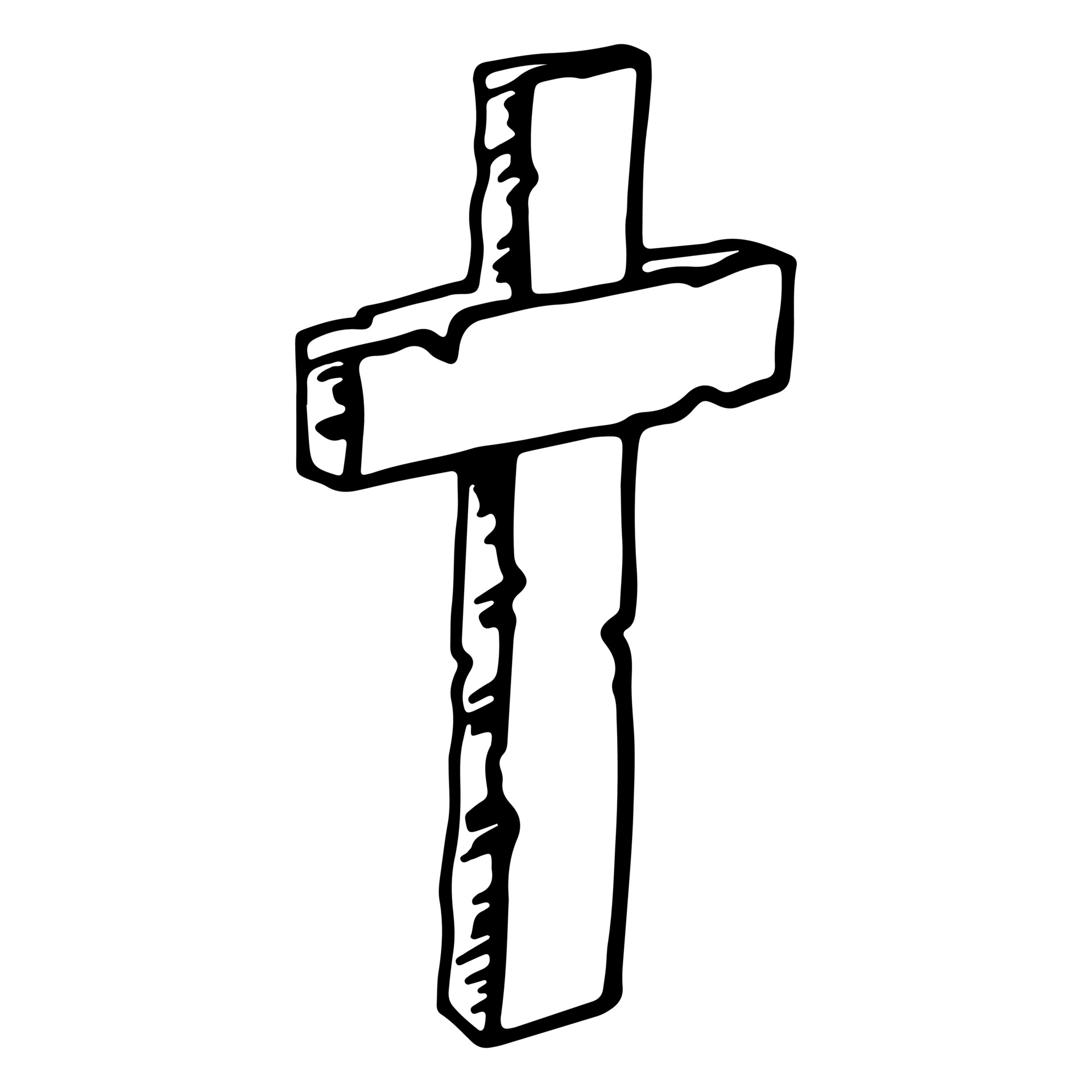 Detail Cross Sketch Nomer 18