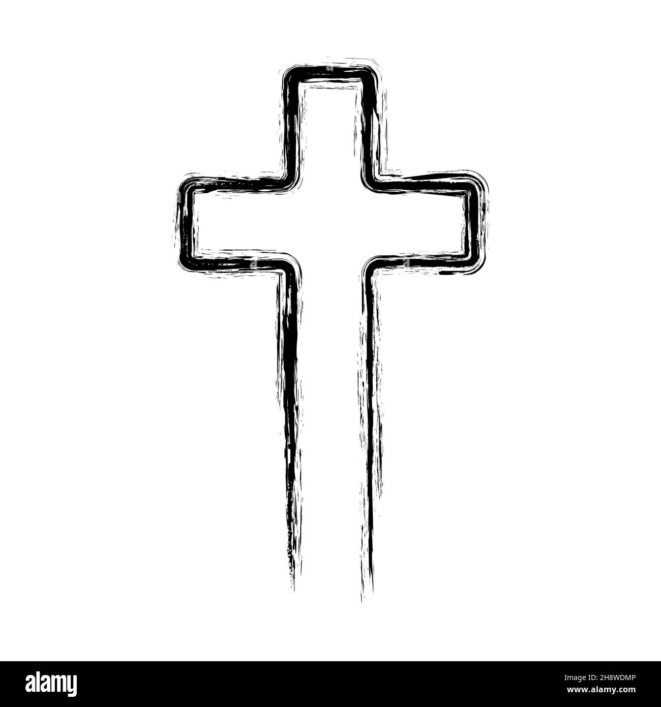 Detail Cross Sketch Nomer 3