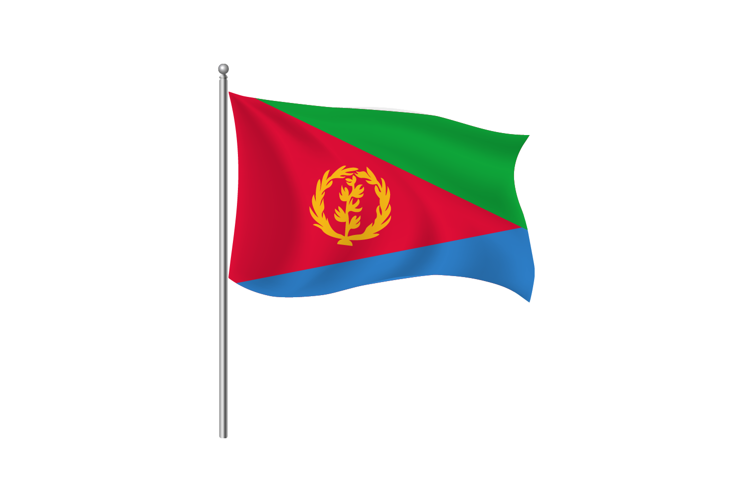 Detail Flagge Eritrea Nomer 9