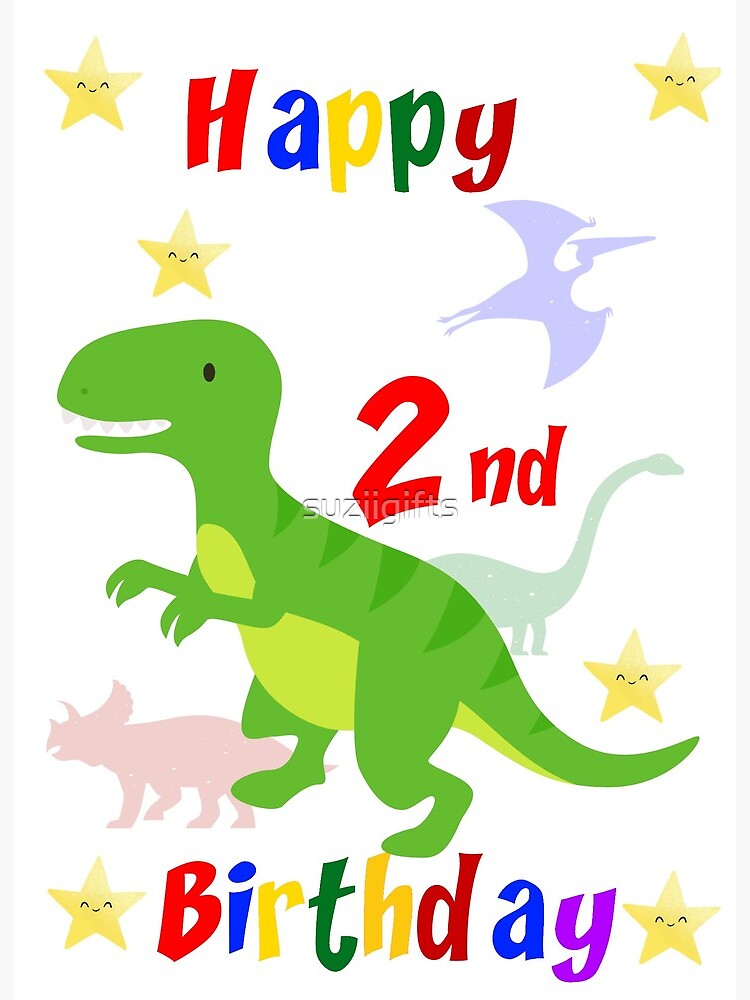 Geburtstagskarte Dinosaurier - KibrisPDR