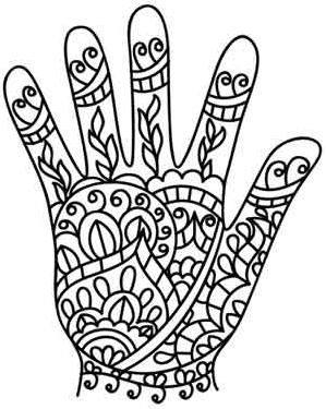 Detail Henna Hand Nomer 2
