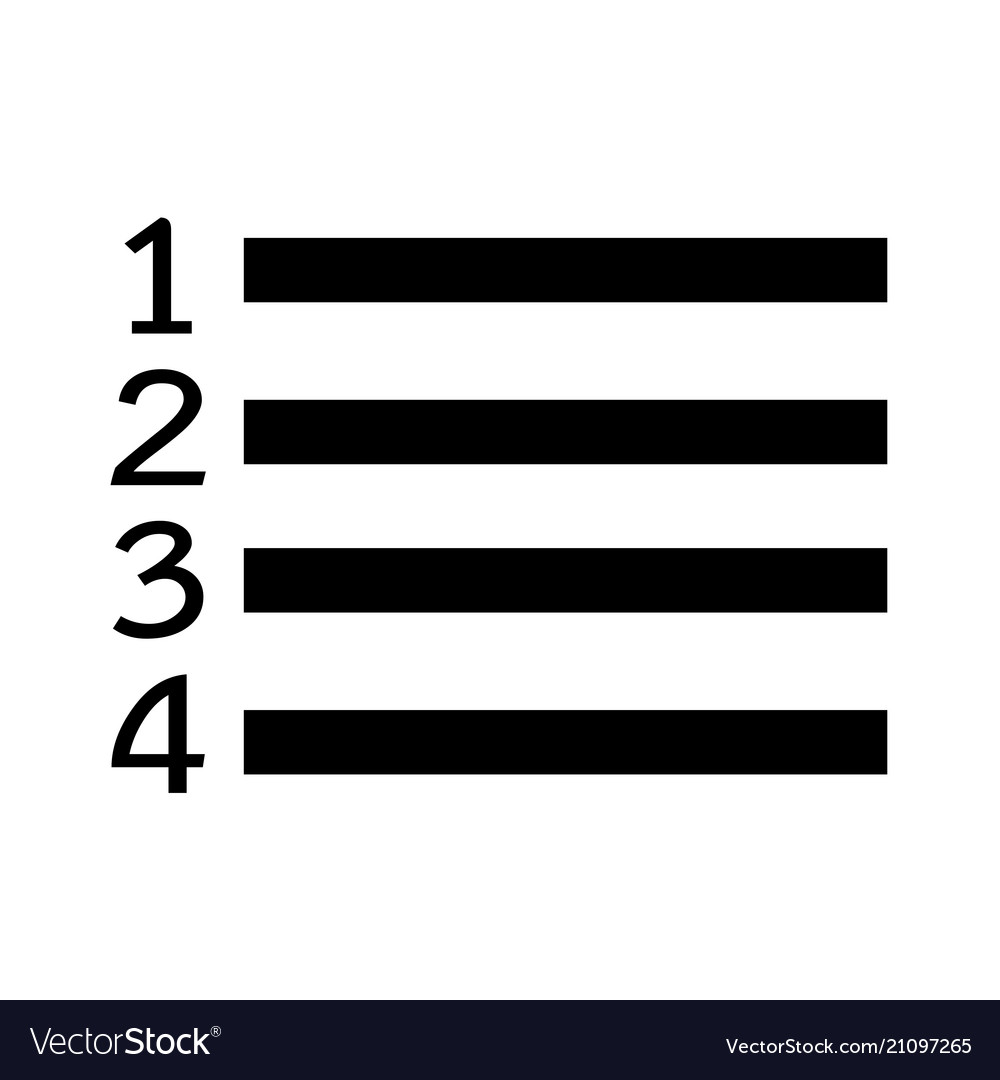 Numbered List Icon - KibrisPDR