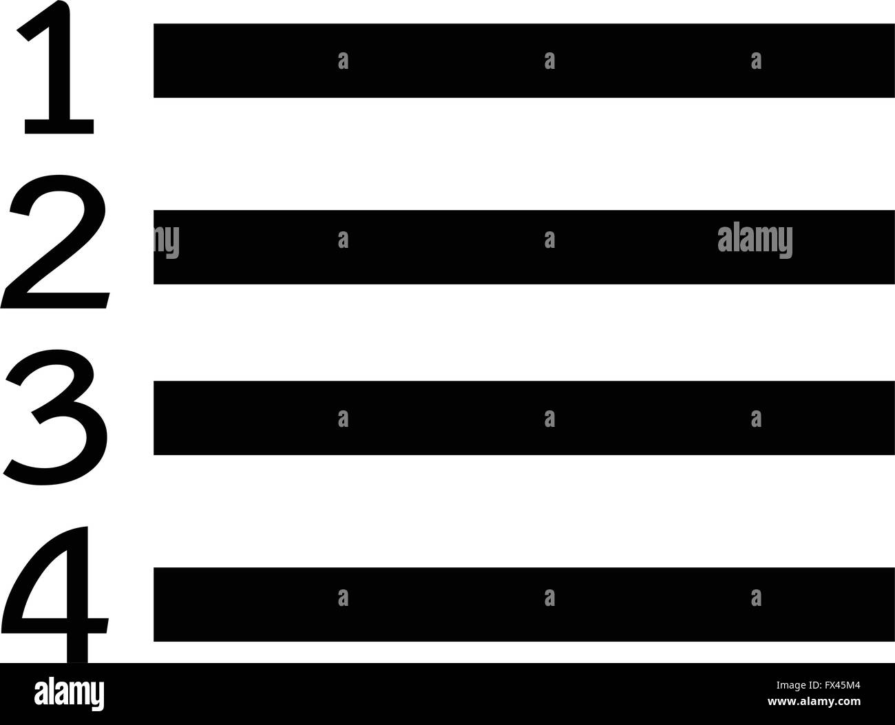 Detail Numbered List Icon Nomer 14