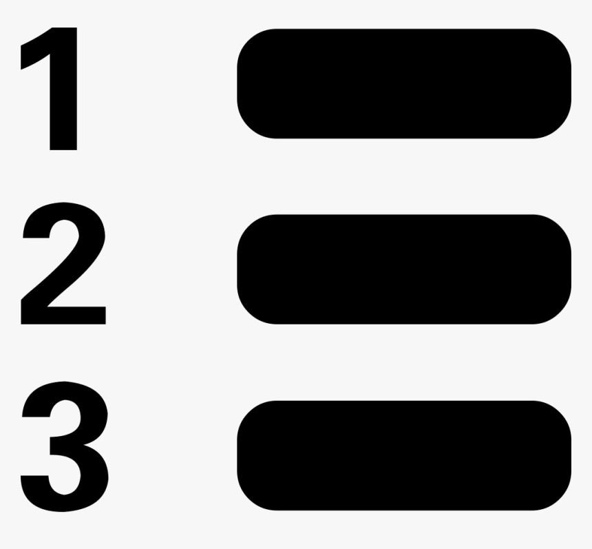 Detail Numbered List Icon Nomer 4