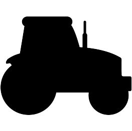 Detail Traktor Silhouette Nomer 10