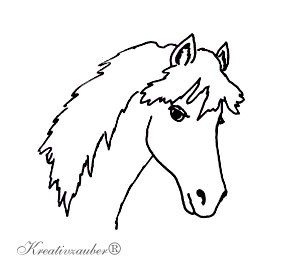 Detail Zeichnung Pferdekopf Nomer 5