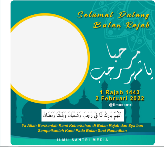 Detail Gambar Kata Bulan Rajab Nomer 15