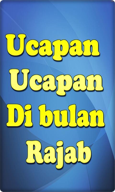 Detail Gambar Kata Bulan Rajab Nomer 36