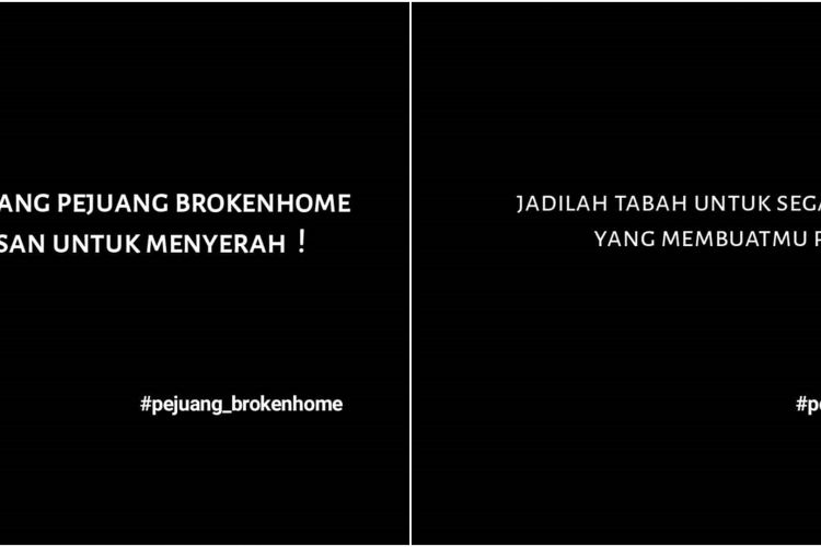 Detail Gambar Kata Kata Broken Home Nomer 3