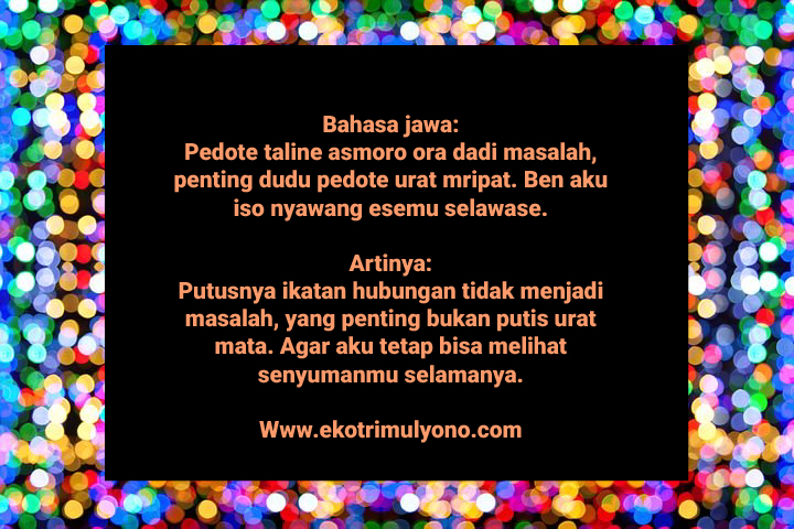 Detail Gambar Kata Kata Galau Bahasa Jawa Nomer 4