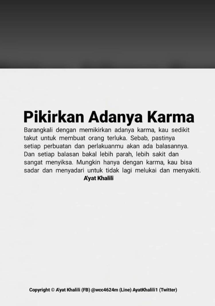 Detail Gambar Kata Kata Karma Nomer 44