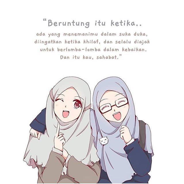 Detail Gambar Kata Kata Kartun Muslimah Nomer 39