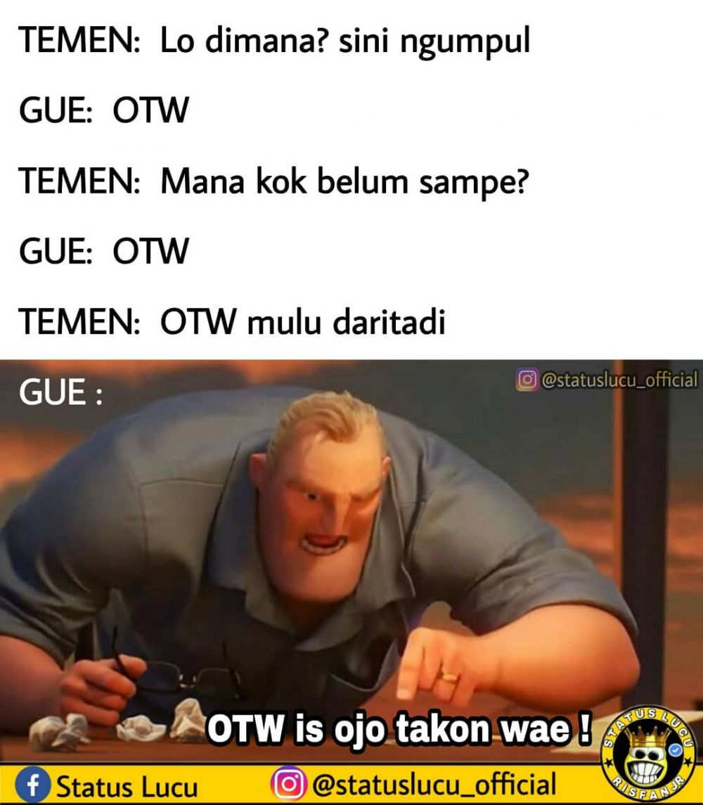 Detail Gambar Kata Kata Otw Nomer 45