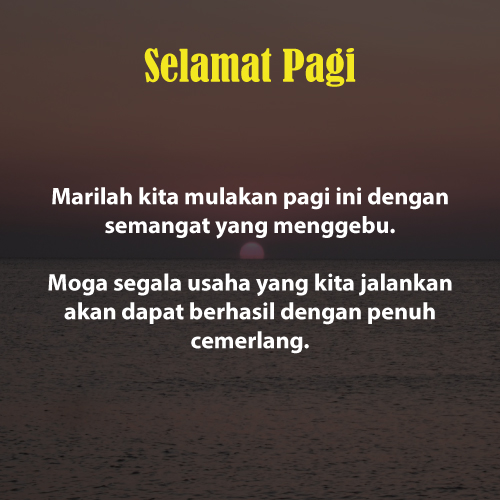 Detail Gambar Kata Kata Semangat Pagi Nomer 36