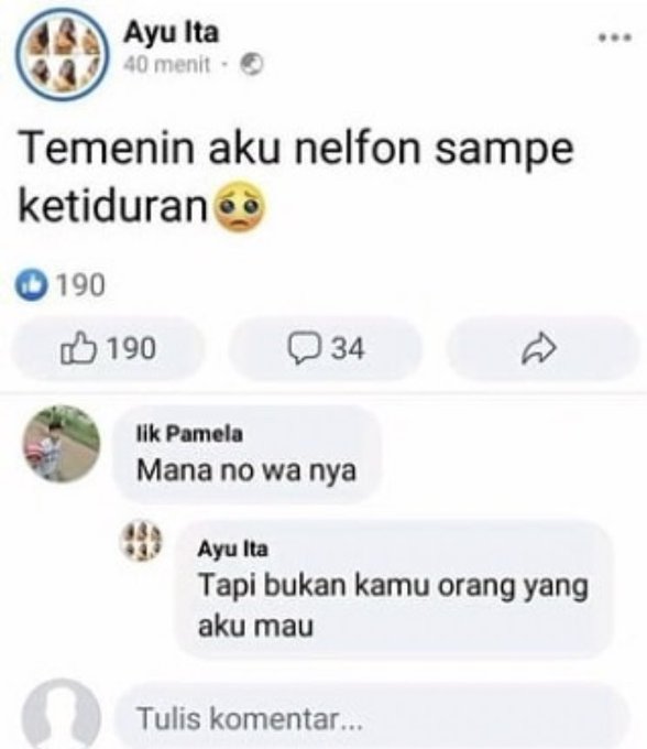 Detail Gambar Kata Lucu Komentar Fb Nomer 21