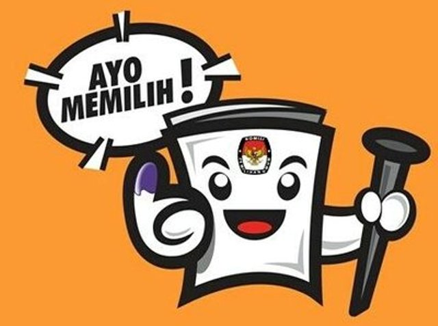 Detail Gambar Kata Pemilu Nyoblos Nomer 12