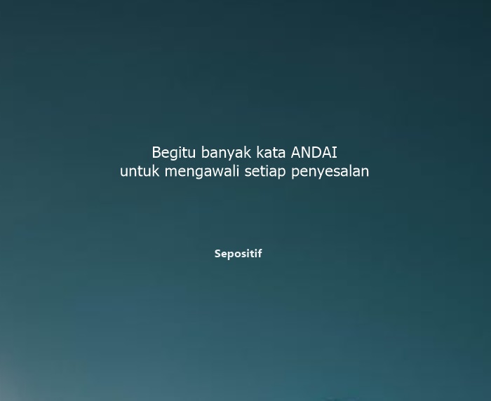 Gambar Kata Penyesalan - KibrisPDR