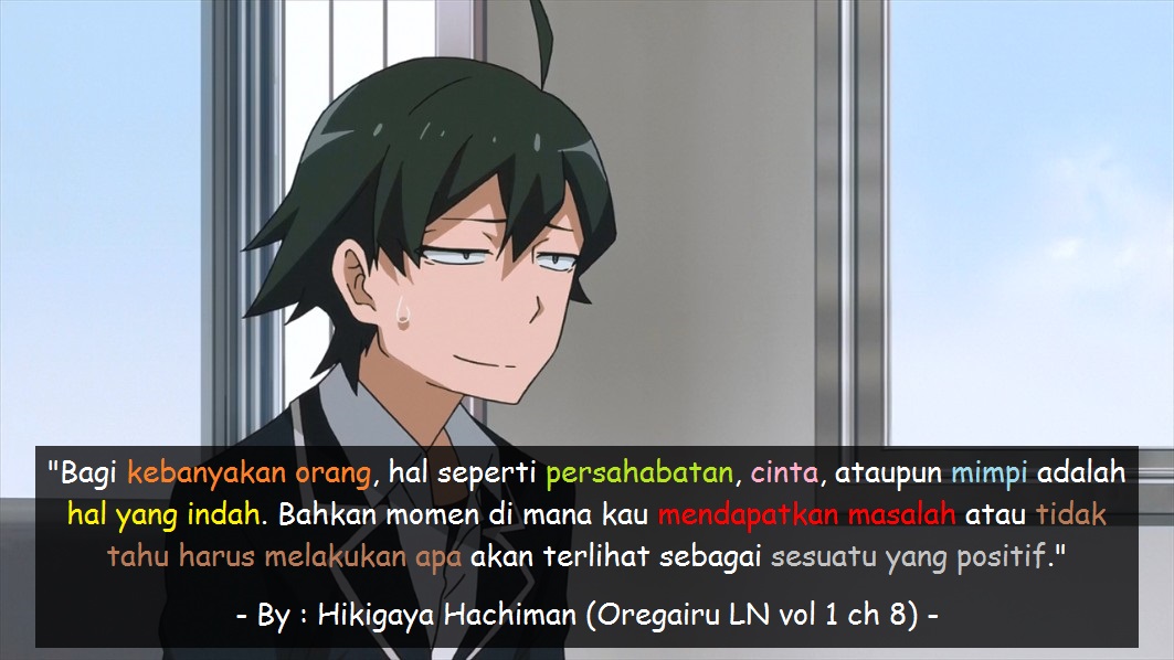 Detail Gambar Kata2 Anime Oregairu Nomer 12