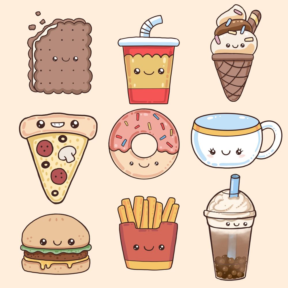 Detail Gambar Kawaii Food Nomer 10