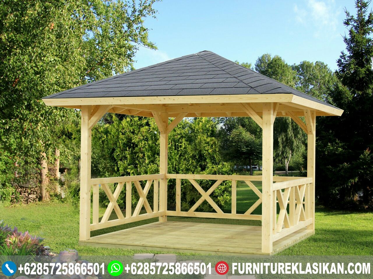 Detail Gambar Kazebo Sederhana Dan Minimalis Nomer 24