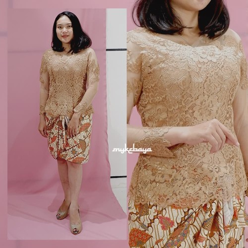 Detail Gambar Kebaya Brokat Modern Nomer 22