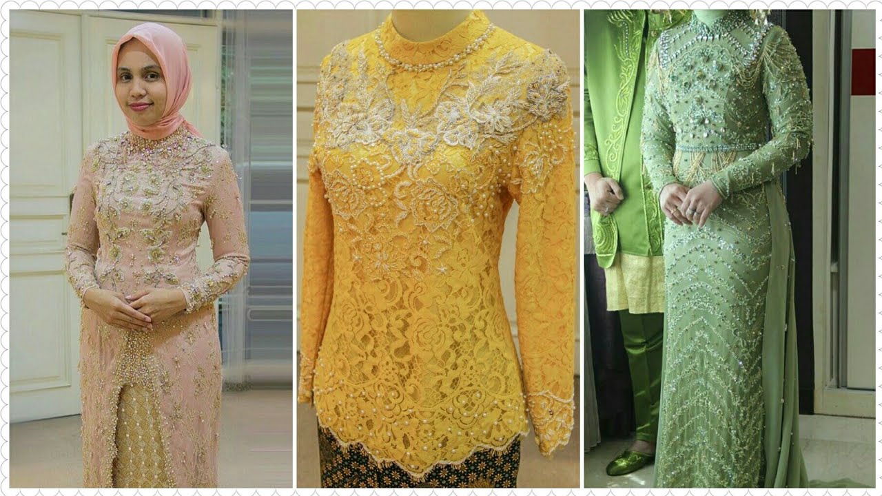 Detail Gambar Kebaya Brokat Modern Nomer 24