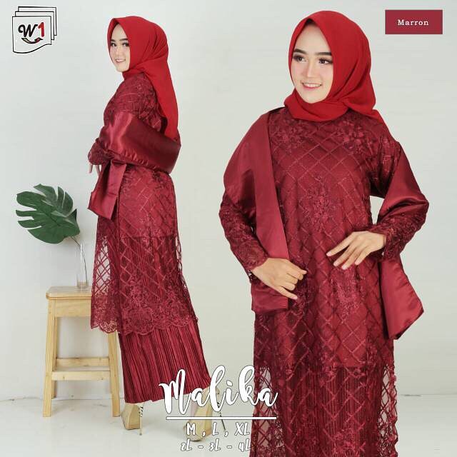 Detail Gambar Kebaya Brokat Modern Muslim Nomer 48