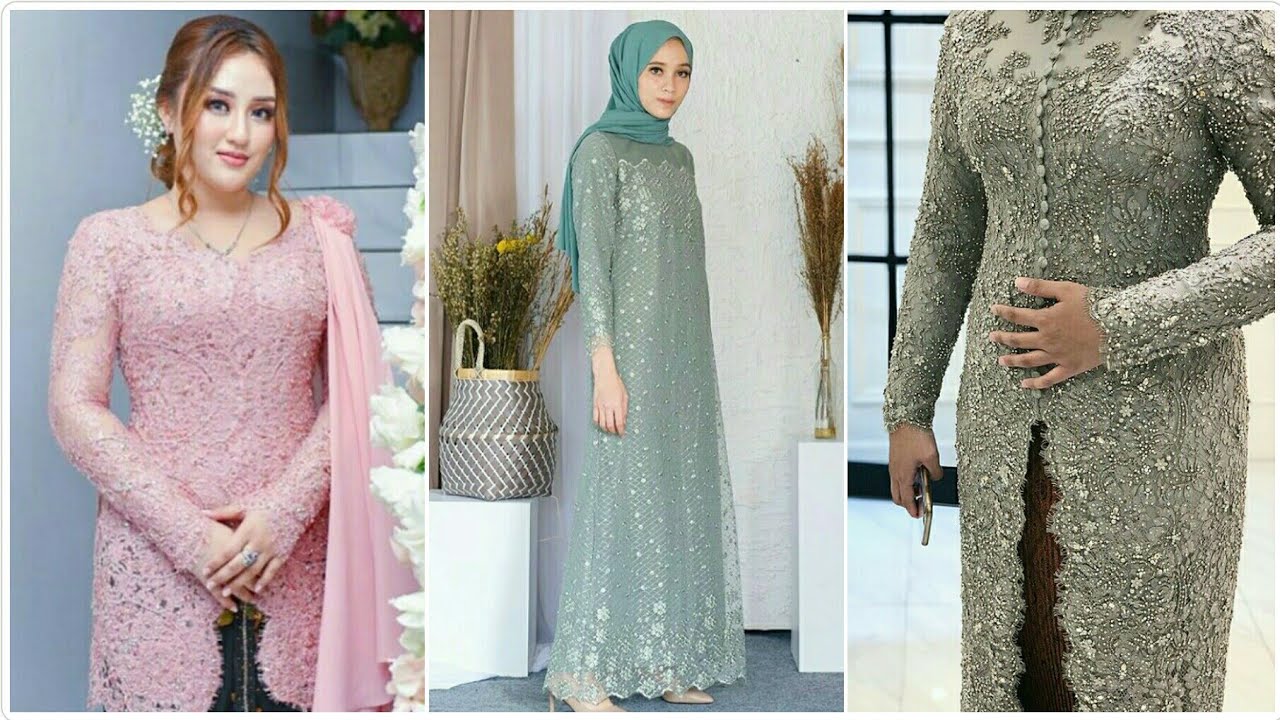 Detail Gambar Kebaya Brokat Modern Terbaru Nomer 13