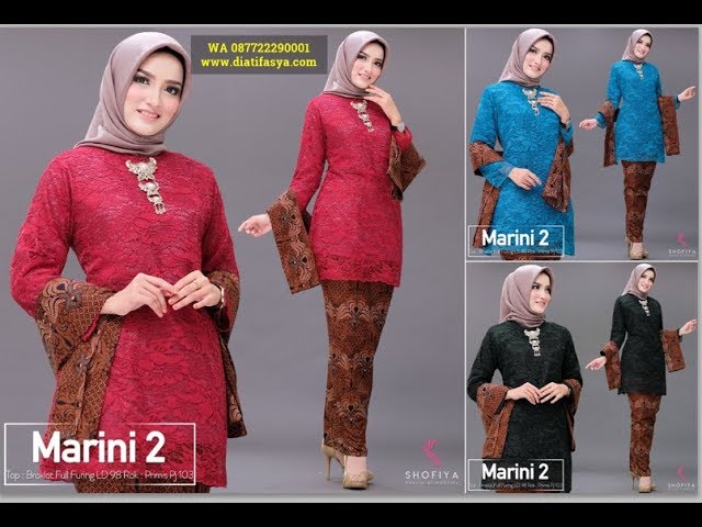 Detail Gambar Kebaya Modern Berhijab Nomer 12