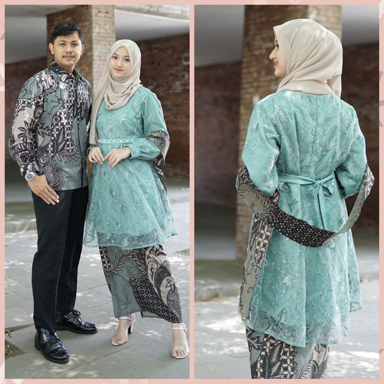 Detail Gambar Kebaya Modern Warna Hijau Mint Nomer 14