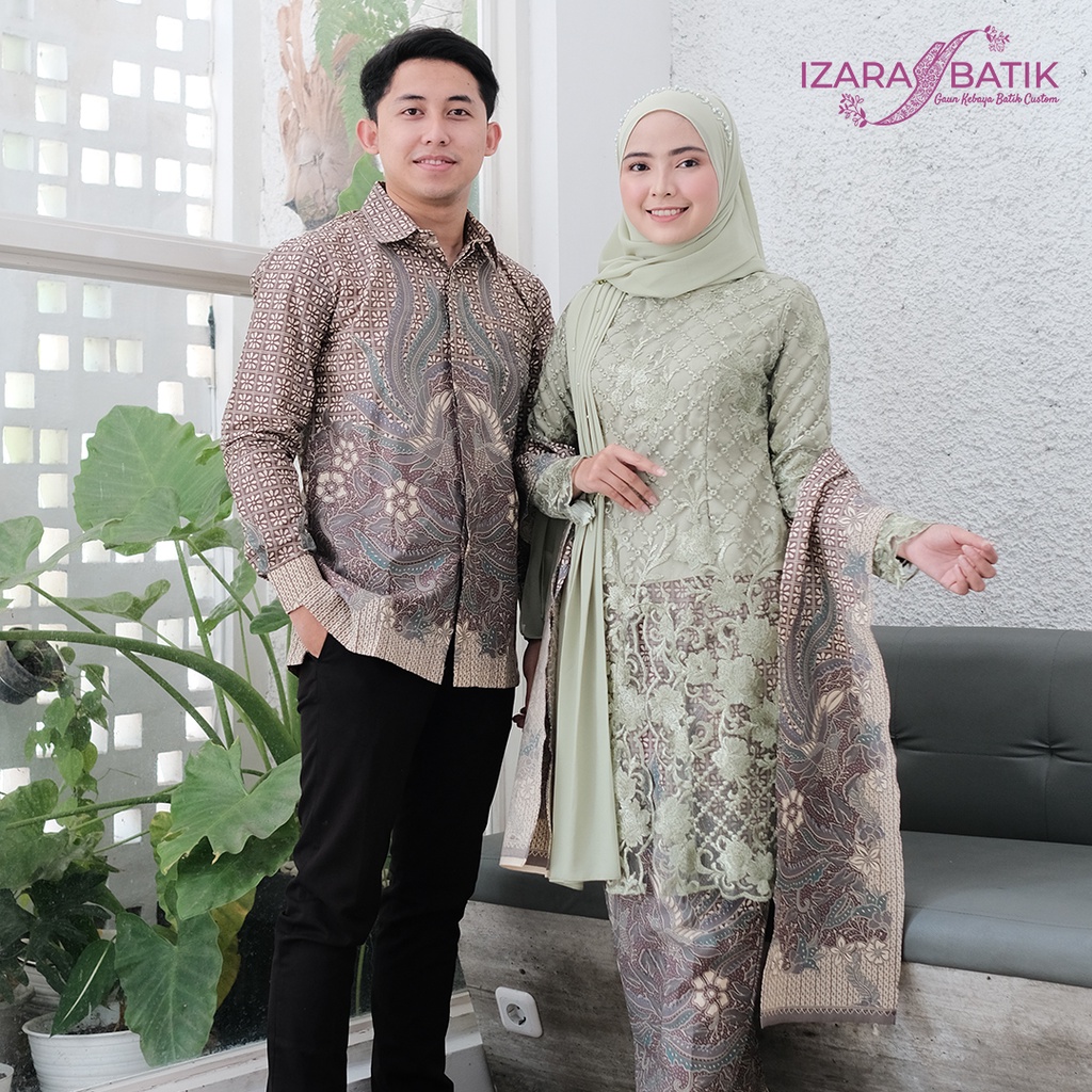 Detail Gambar Kebaya Modern Warna Hijau Mint Nomer 40