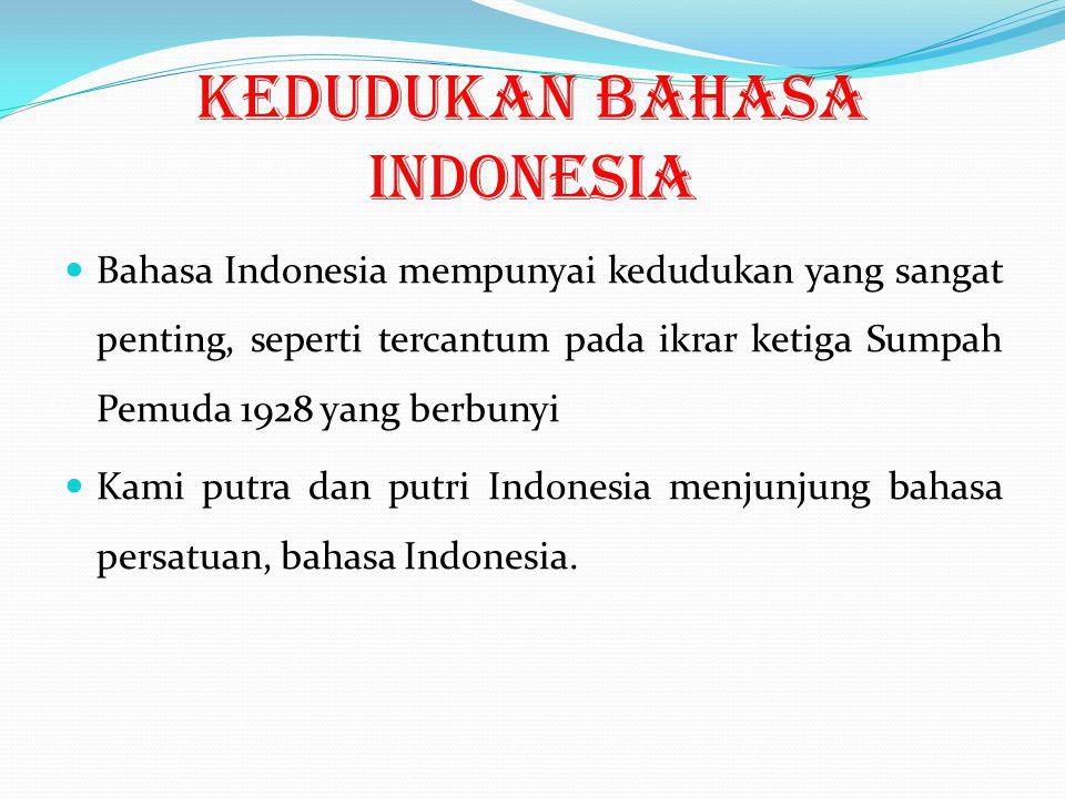 Detail Gambar Kedudukan Bahsa Indonesia Nomer 5